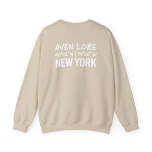 Crewneck Sweatshirt — Aven Lore New York Coordinates Crew