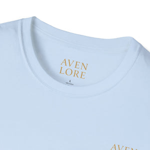 Floral Crest T-Shirt — Vintage Rose Back Print