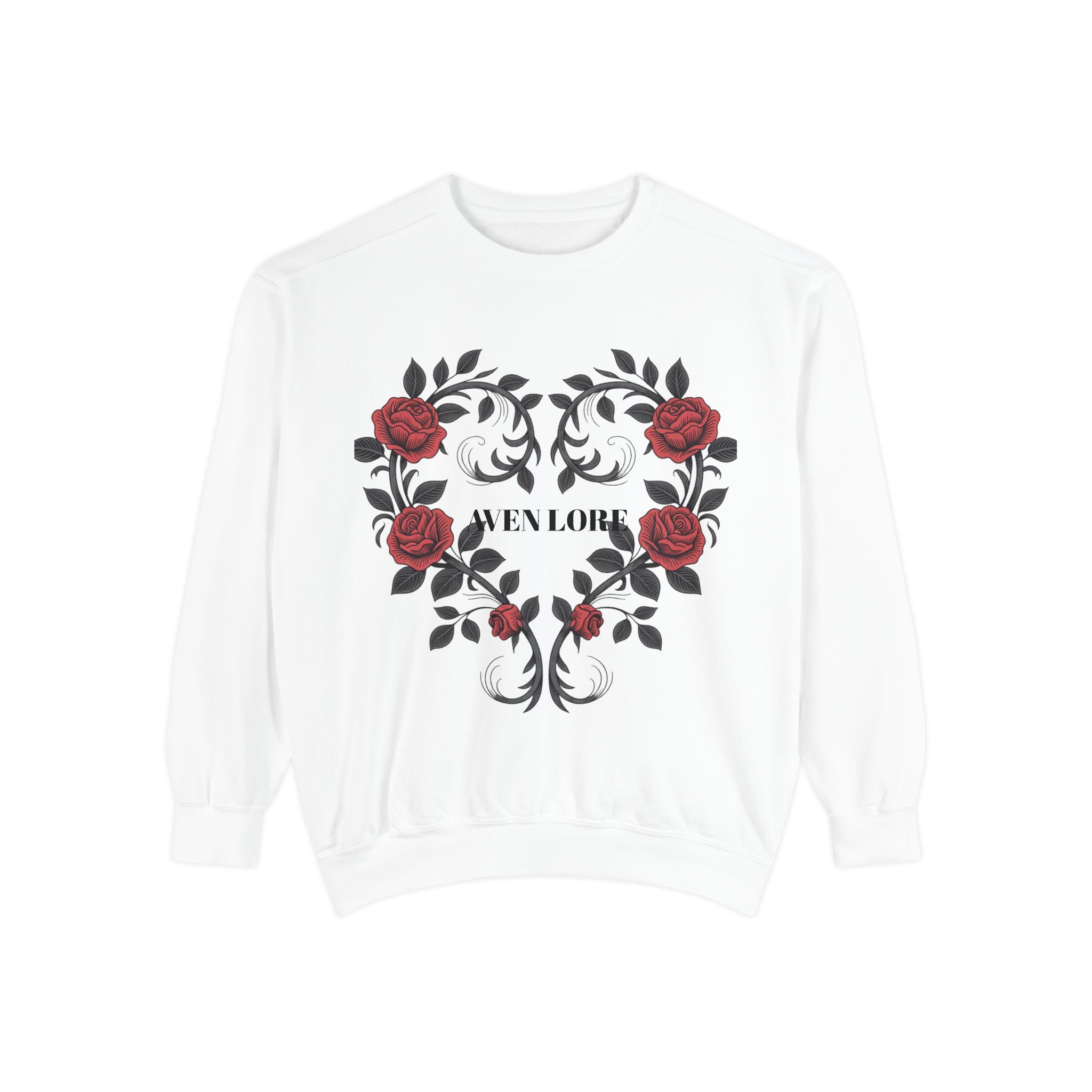 Aven Lore Rose Heart Sweatshirt