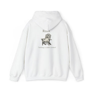 Relax Hoodie — 'Relax, Nothing's Under Control' Graphic Pullover