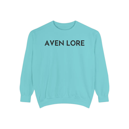 Aven Lore Sweatshirt — Vintage Red Rose Back Print Crewneck
