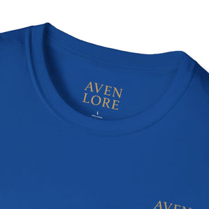 Floral Crest T-Shirt — Vintage Rose Back Print