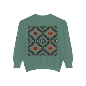 Aven Lore Heritage Geometric Pattern Sweatshirt