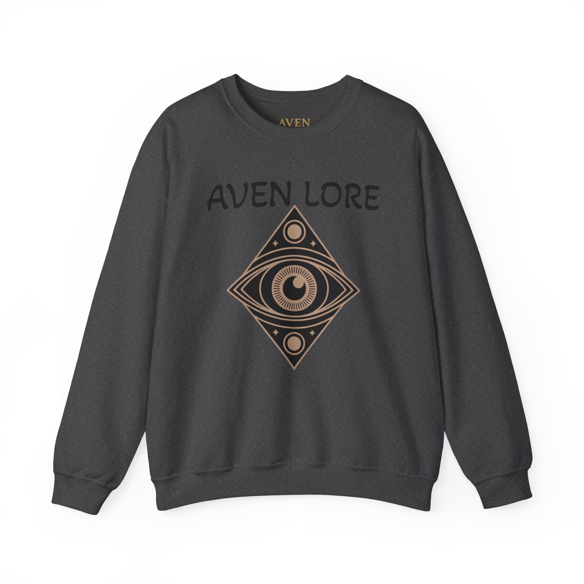 Aven Lore Crewneck Sweatshirt — Mystical Eye Graphic Pullover