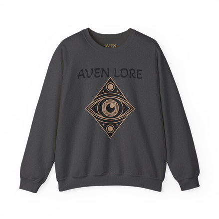 Aven Lore Crewneck Sweatshirt — Mystical Eye Graphic Pullover