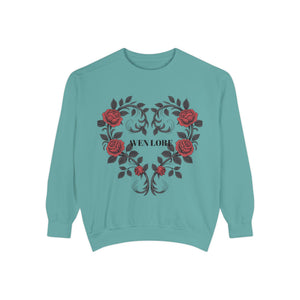 Aven Lore Rose Heart Sweatshirt