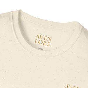 Floral Crest T-Shirt — Vintage Rose Back Print
