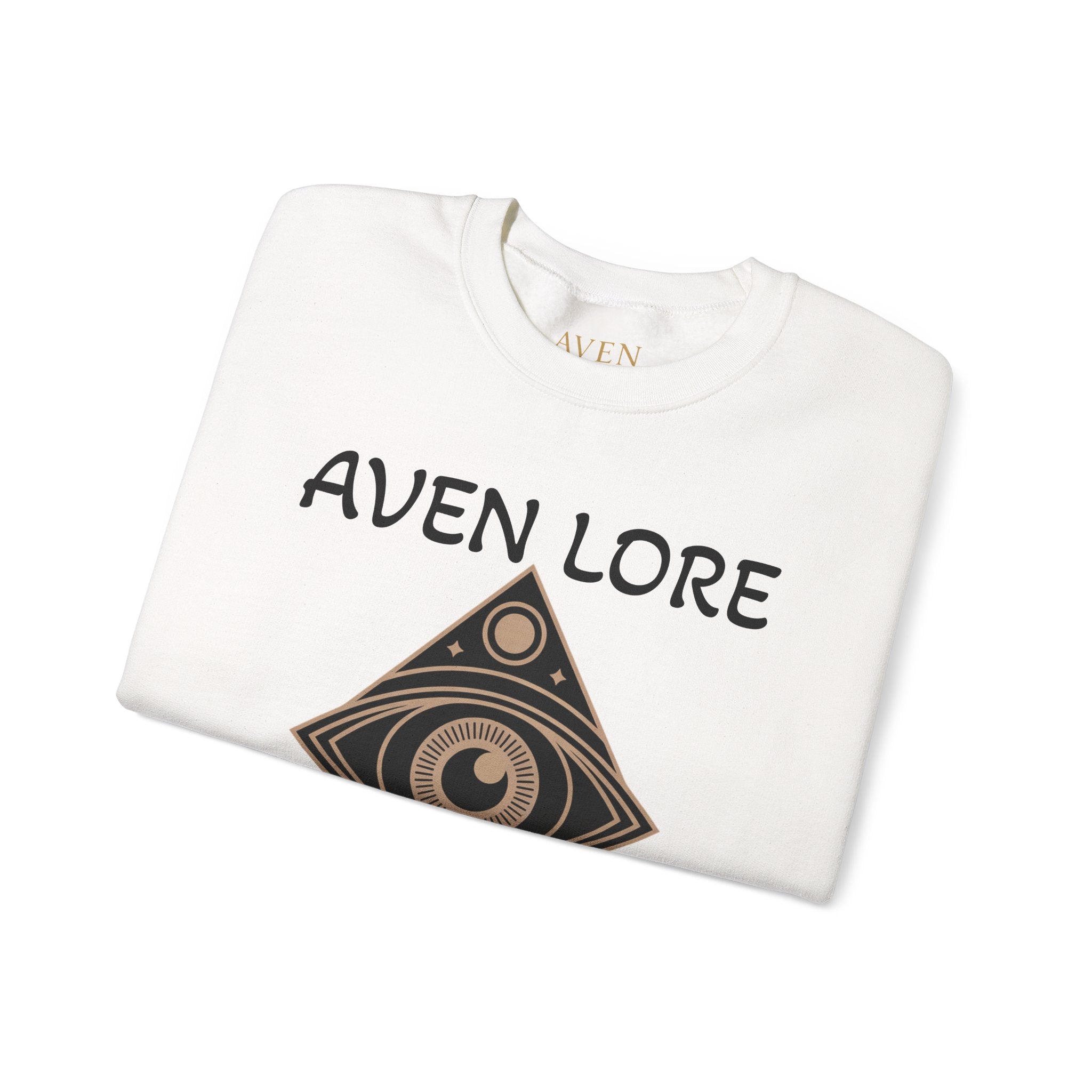 Aven Lore Crewneck Sweatshirt — Mystical Eye Graphic Pullover