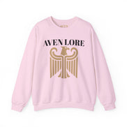Aven Lore Crewneck Sweatshirt — Vintage Gold Eagle Graphic