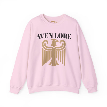 Aven Lore Crewneck Sweatshirt — Vintage Gold Eagle Graphic