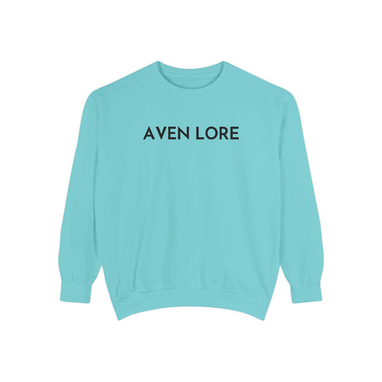 Espresso Graphic Sweatshirt — "AVEN LORE" Coffee Cup & Moka Pot Pullover
