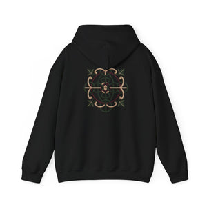 Celtic Knot Ivy Hoodie — Floral Interlace Graphic Hooded Sweatshirt