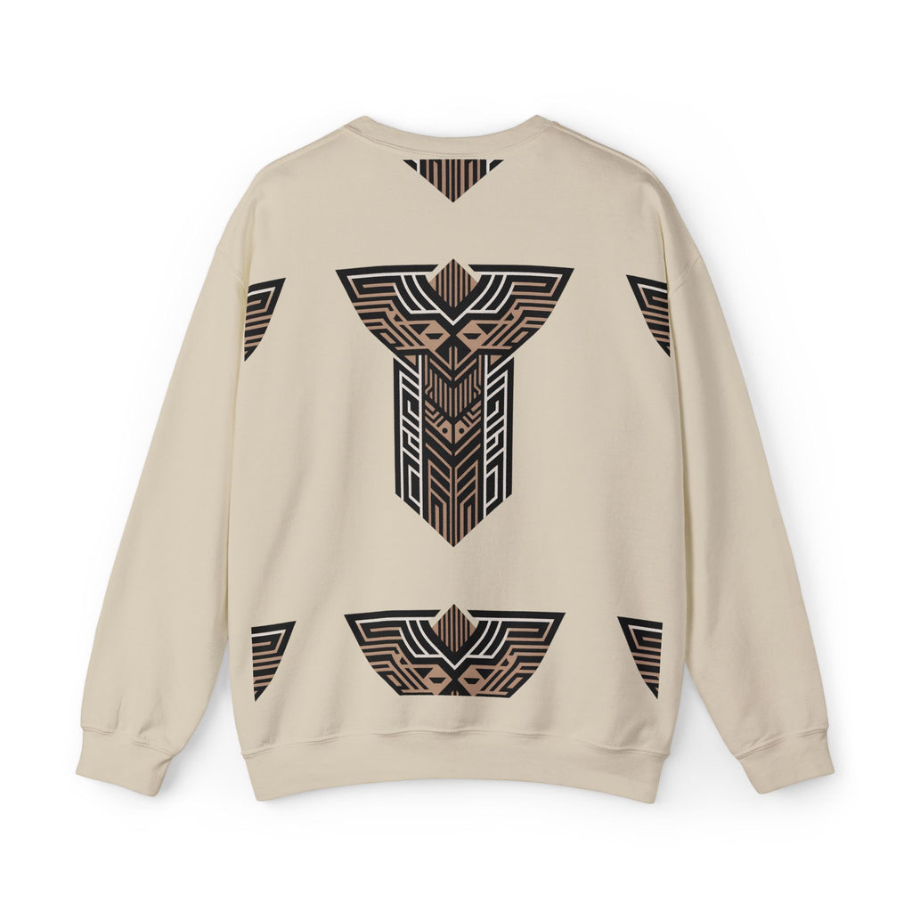 Aven Lore Crewneck Sweatshirt — Geometric Rune Emblem