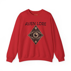 Aven Lore Crewneck Sweatshirt — Mystical Eye Graphic Pullover