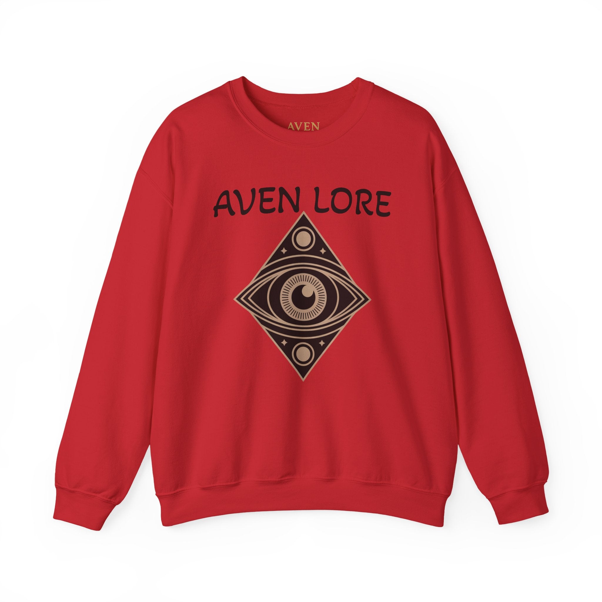 Aven Lore Crewneck Sweatshirt — Mystical Eye Graphic Pullover