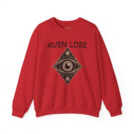 Aven Lore Crewneck Sweatshirt — Mystical Eye Graphic Pullover
