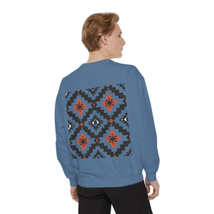 Aven Lore Heritage Geometric Pattern Sweatshirt