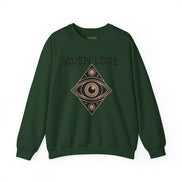 Aven Lore Crewneck Sweatshirt — Mystical Eye Graphic Pullover