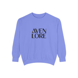 Aven Lore Sweatshirt — 'WHY NOT' Back Graphic Garment-Dyed Crewneck