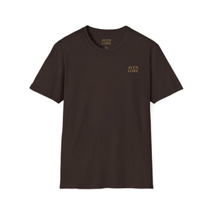 Floral Crest T-Shirt — Vintage Rose Back Print