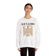 Aven Lore Crewneck Sweatshirt — Vintage Gold Eagle Graphic