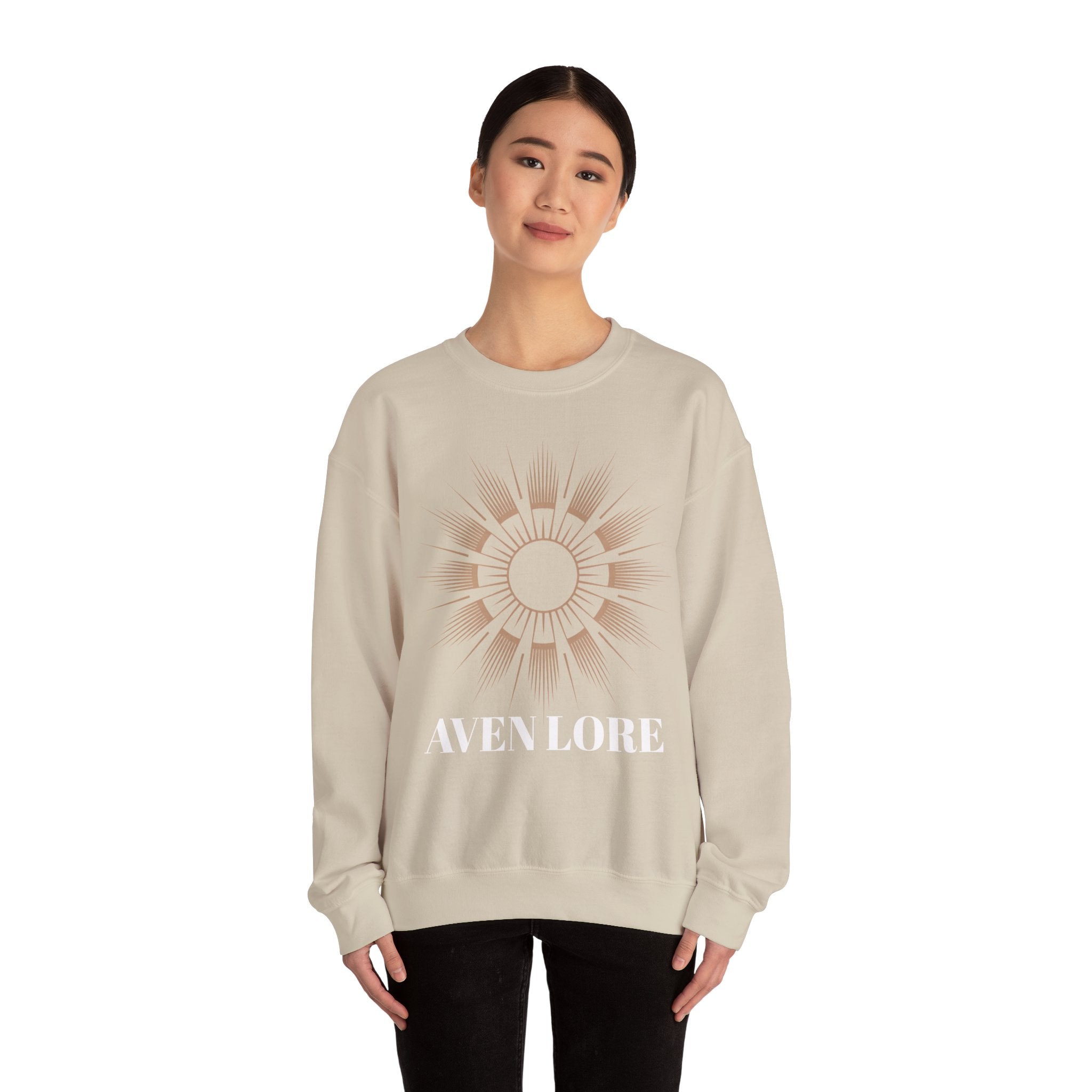 Crewneck Sweatshirt — Aven Lore Sunburst Logo Crewneck