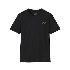 Floral Crest T-Shirt — Vintage Rose Back Print