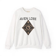 Aven Lore Crewneck Sweatshirt — Mystical Eye Graphic Pullover