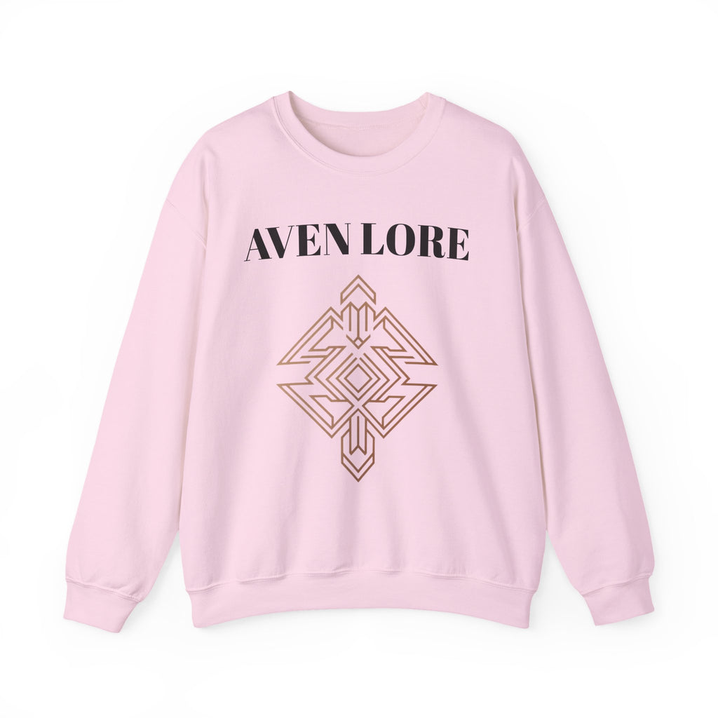Crewneck Sweatshirt — Aven Lore Geometric Logo Pullover