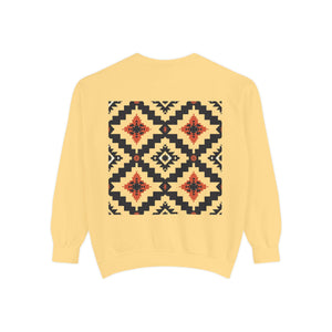 Aven Lore Heritage Geometric Pattern Sweatshirt