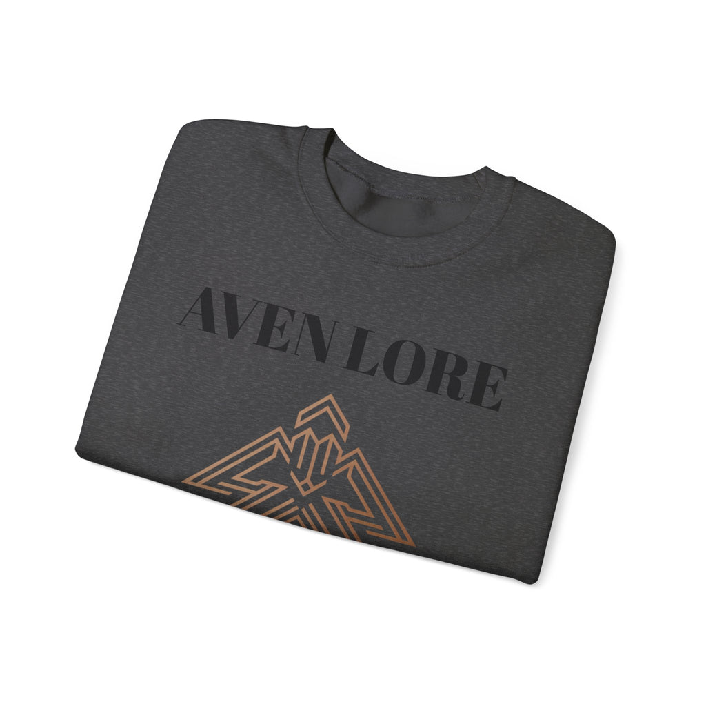 Crewneck Sweatshirt — Aven Lore Geometric Logo Pullover