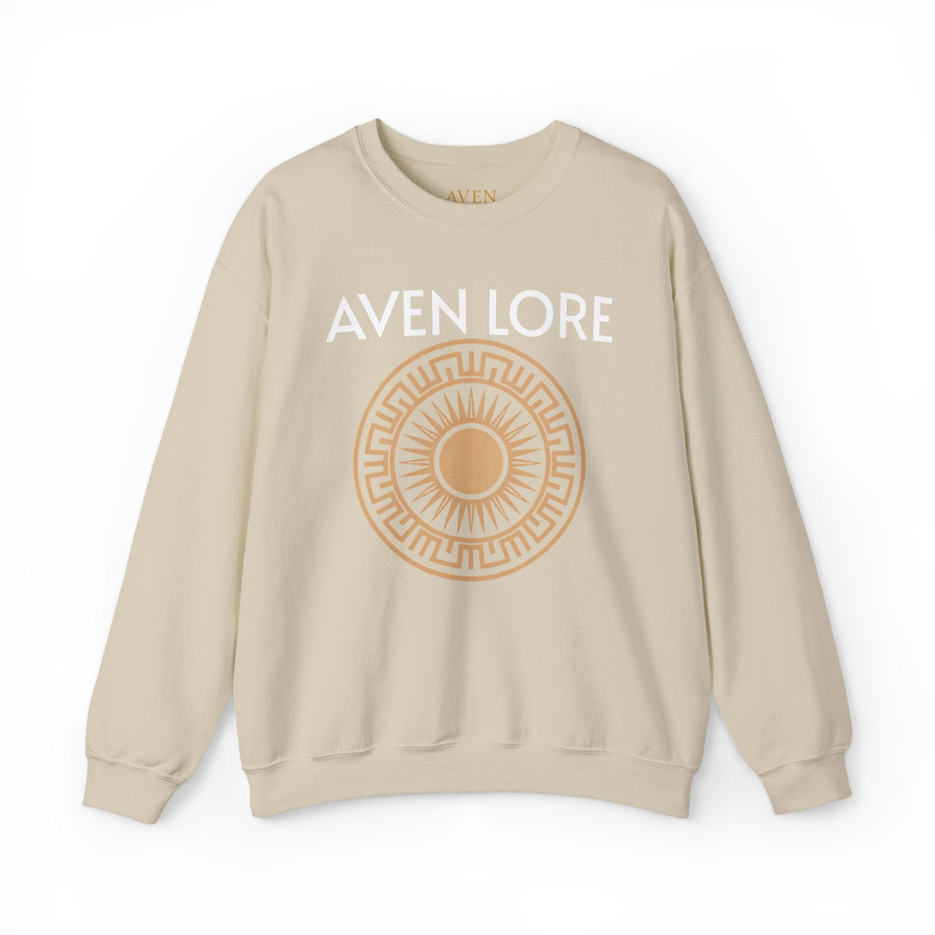 Aven Lore Sweatshirt — Mythic Sun Emblem Crewneck