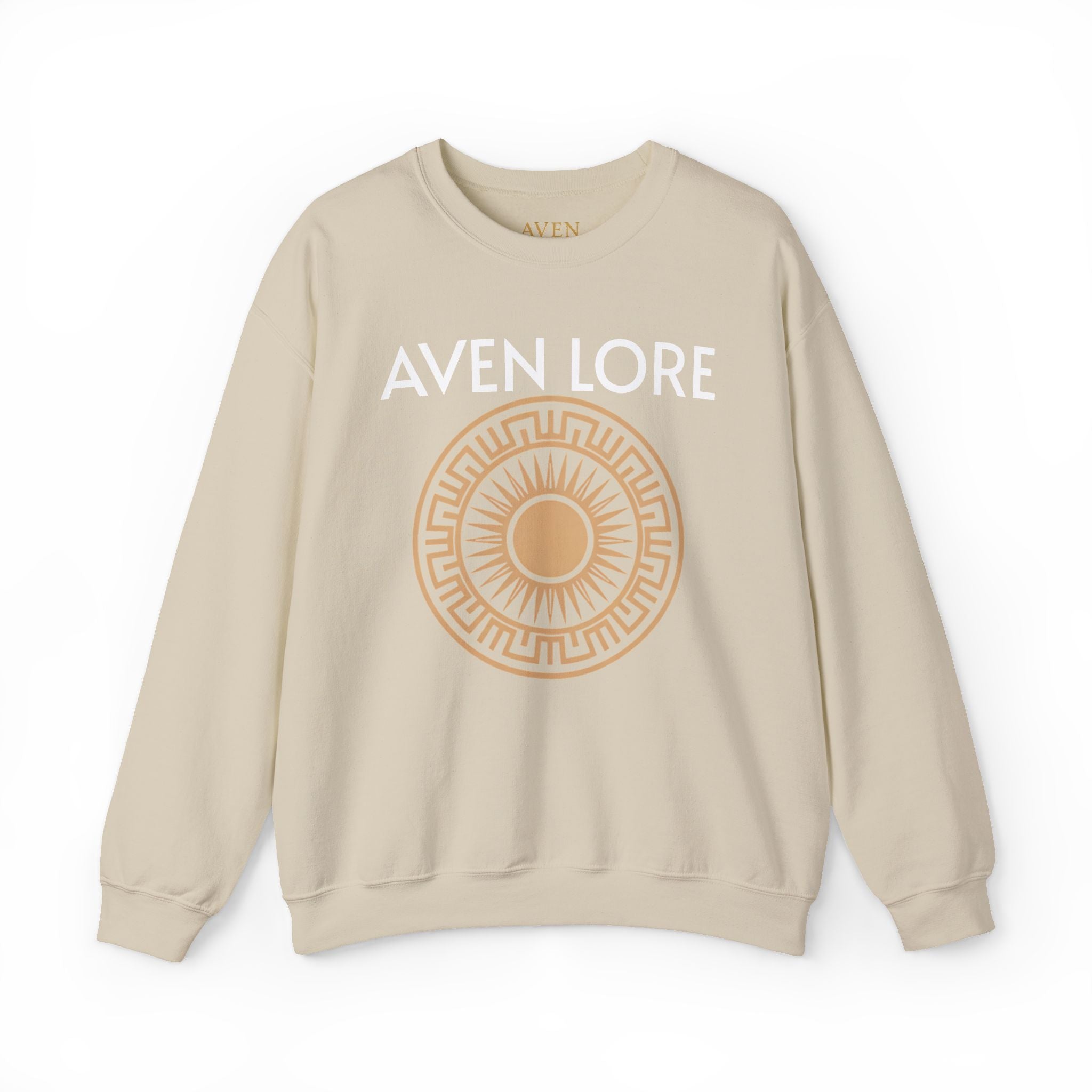 Aven Lore Sweatshirt — Mythic Sun Emblem Crewneck