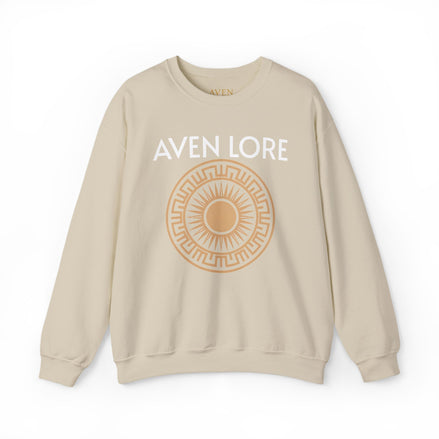 Aven Lore Sweatshirt — Mythic Sun Emblem Crewneck