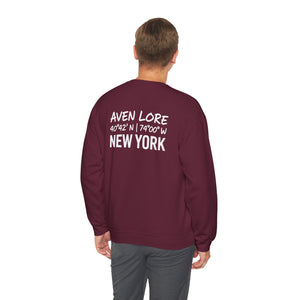 Crewneck Sweatshirt — Aven Lore New York Coordinates Crew