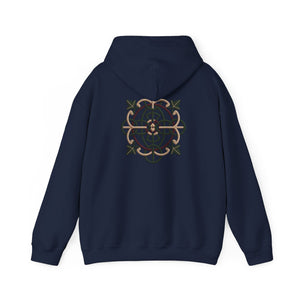 Celtic Knot Ivy Hoodie — Floral Interlace Graphic Hooded Sweatshirt