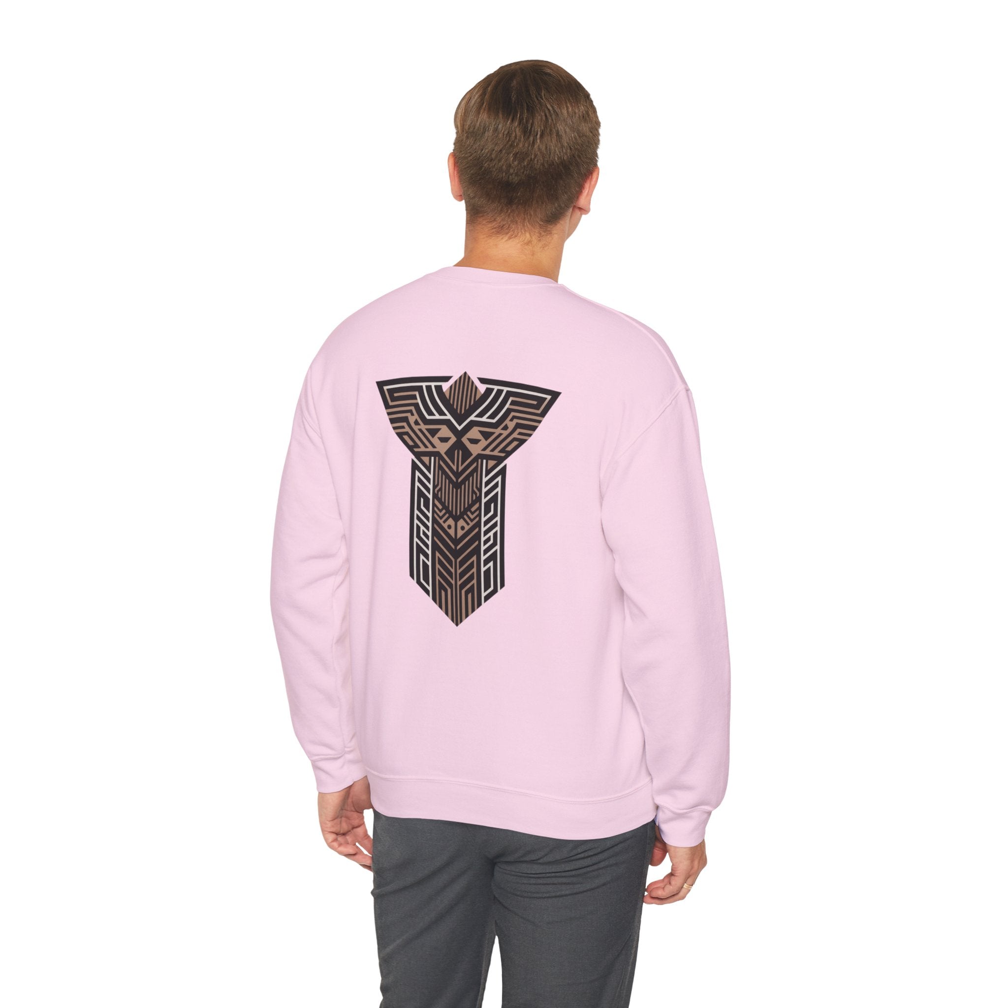 Aven Lore Crewneck Sweatshirt — Geometric Rune Emblem