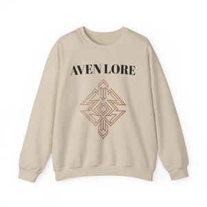 Crewneck Sweatshirt — Aven Lore Geometric Logo Pullover