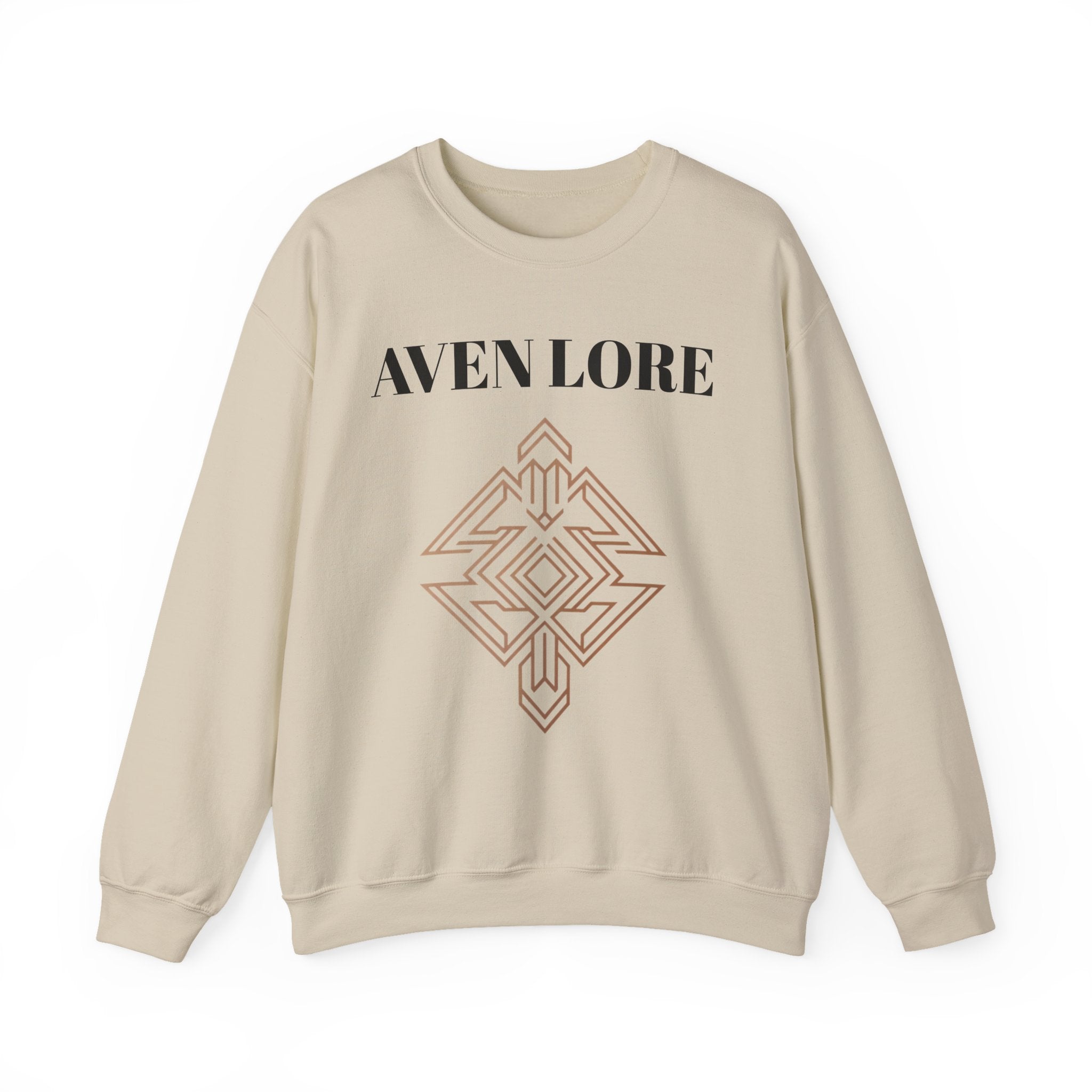 Crewneck Sweatshirt — Aven Lore Geometric Logo Pullover