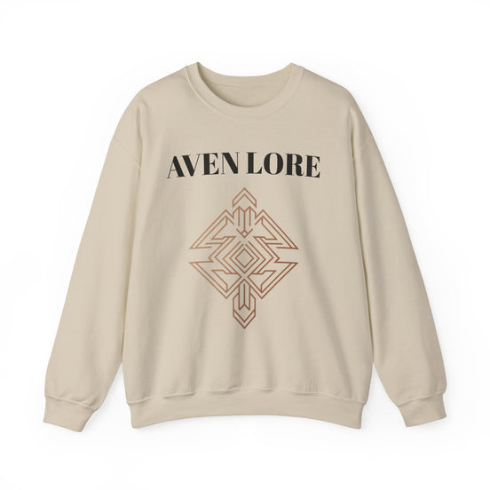 Crewneck Sweatshirt — Aven Lore Geometric Logo Pullover