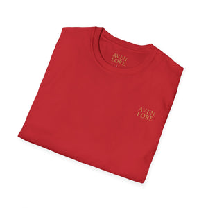 Floral Crest T-Shirt — Vintage Rose Back Print