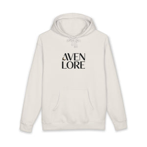 Aven Lore Hoodie — Minimalist Logo Pullover with 3D Block Back Design