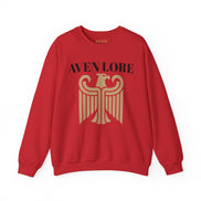 Aven Lore Crewneck Sweatshirt — Vintage Gold Eagle Graphic