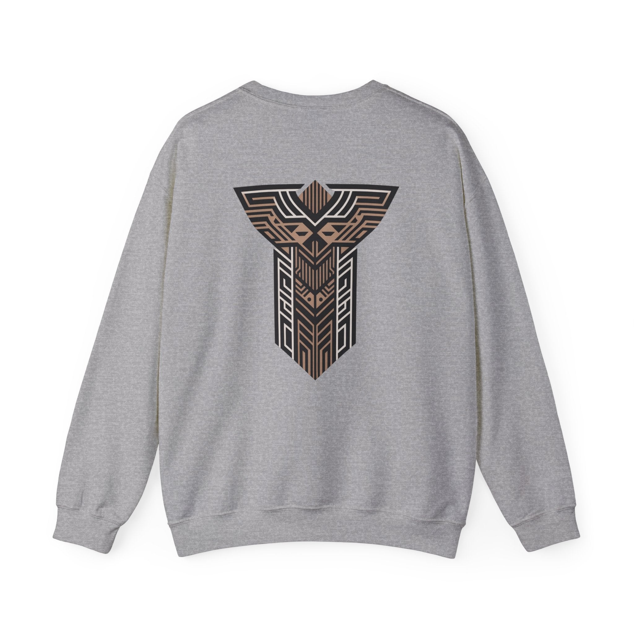 Aven Lore Crewneck Sweatshirt — Geometric Rune Emblem