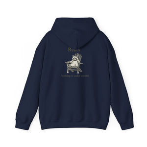Relax Hoodie — 'Relax, Nothing's Under Control' Graphic Pullover