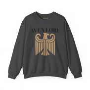 Aven Lore Crewneck Sweatshirt — Vintage Gold Eagle Graphic