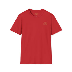 Floral Crest T-Shirt — Vintage Rose Back Print