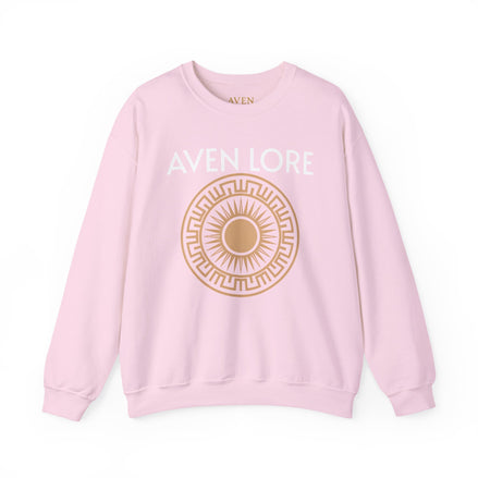 Aven Lore Sweatshirt — Mythic Sun Emblem Crewneck