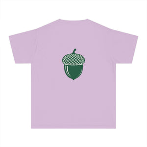 Youth Acorn Graphic Tee — Aven Lore Chest Logo