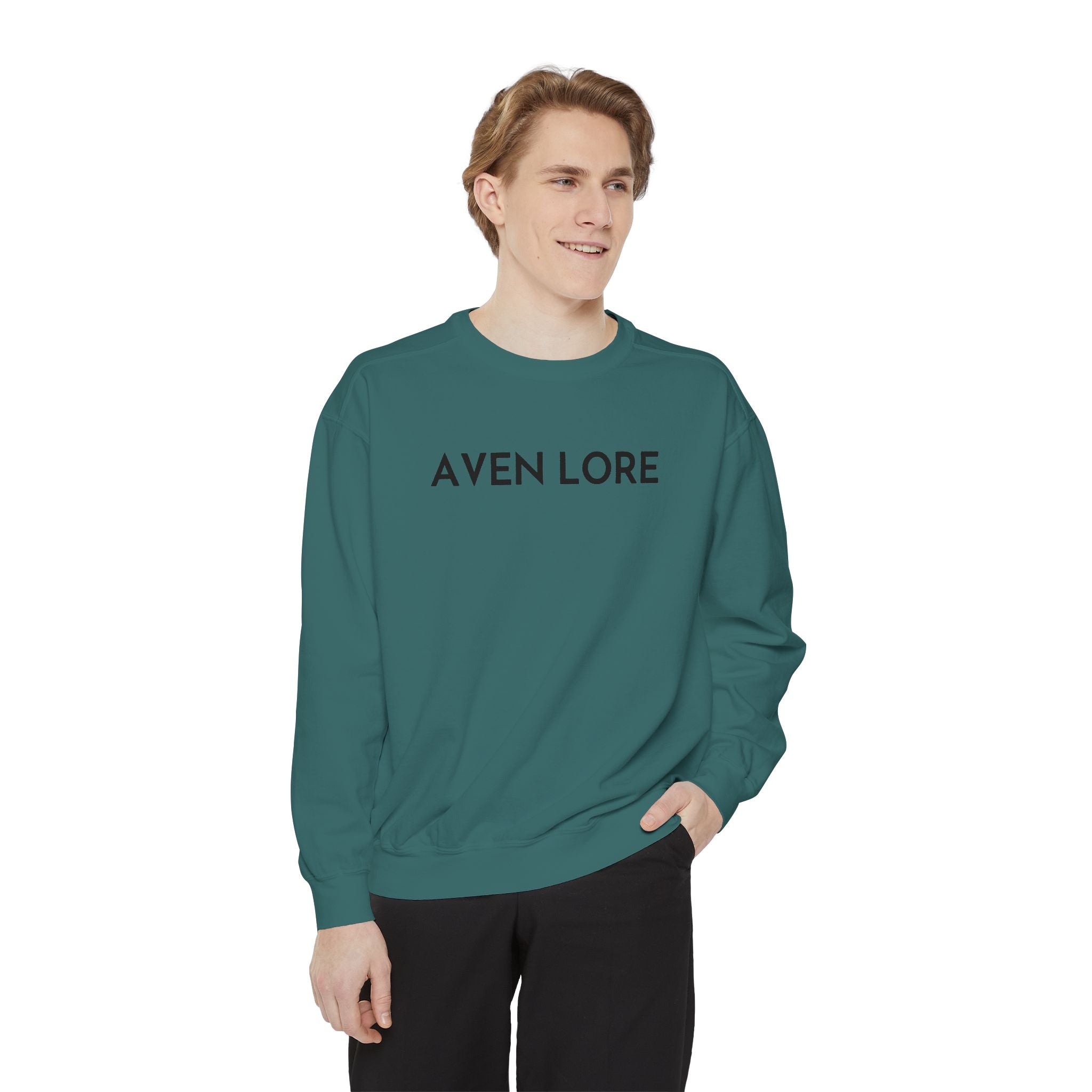 Americano Coffee Sweatshirt — 'Aven Lore' Cozy Barista Crewneck
